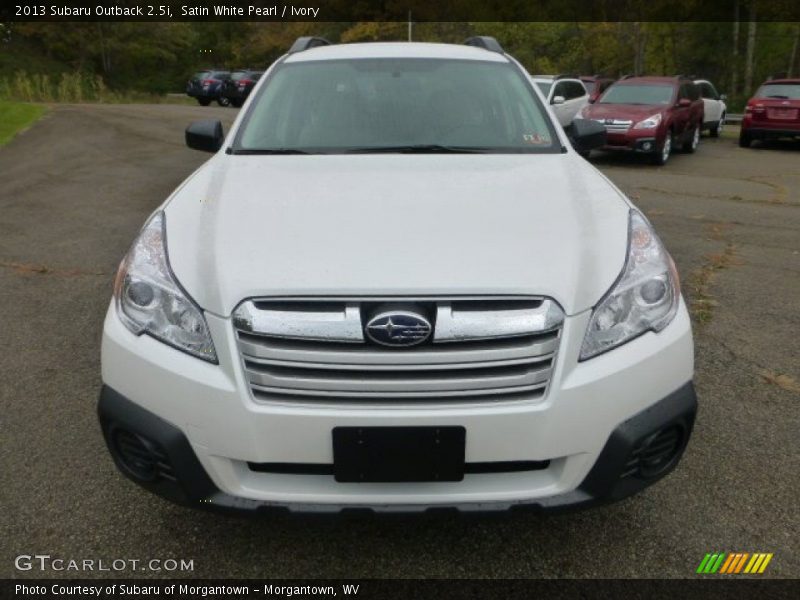 Satin White Pearl / Ivory 2013 Subaru Outback 2.5i