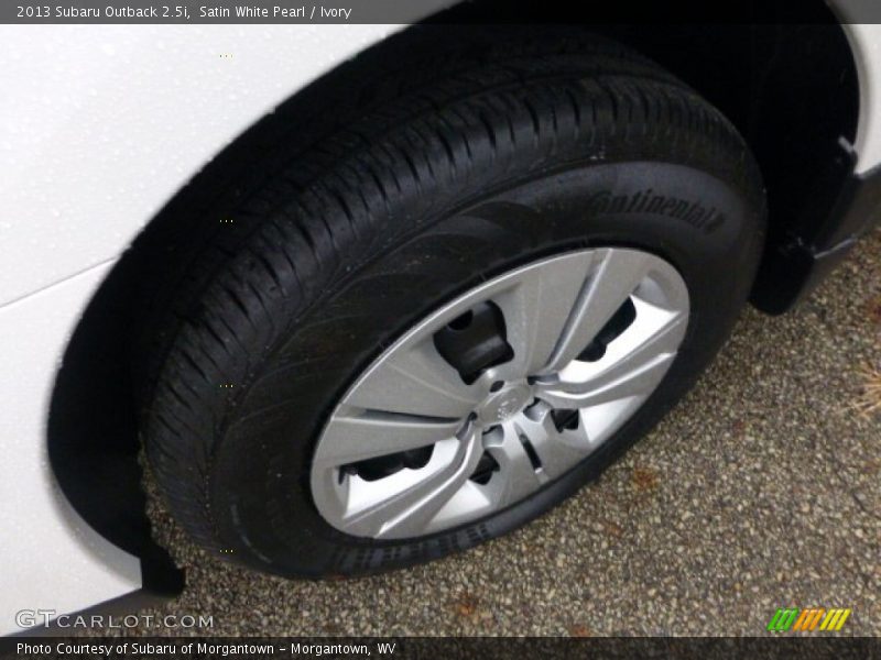 Satin White Pearl / Ivory 2013 Subaru Outback 2.5i