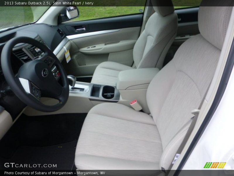 Satin White Pearl / Ivory 2013 Subaru Outback 2.5i