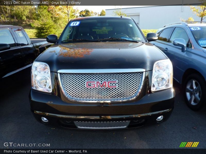 Onyx Black / Ebony 2011 GMC Yukon Denali AWD