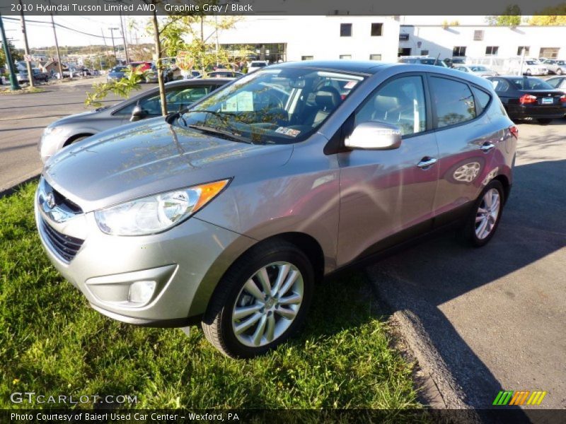 Graphite Gray / Black 2010 Hyundai Tucson Limited AWD