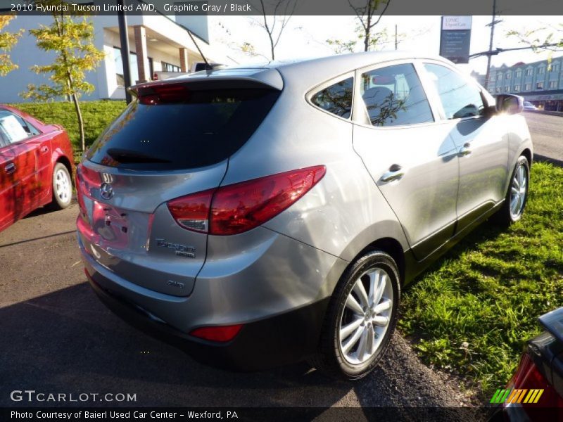 Graphite Gray / Black 2010 Hyundai Tucson Limited AWD