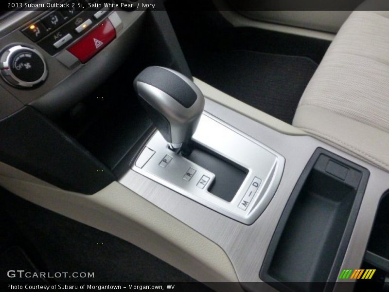 Satin White Pearl / Ivory 2013 Subaru Outback 2.5i