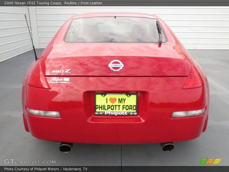Redline / Frost Leather 2006 Nissan 350Z Touring Coupe