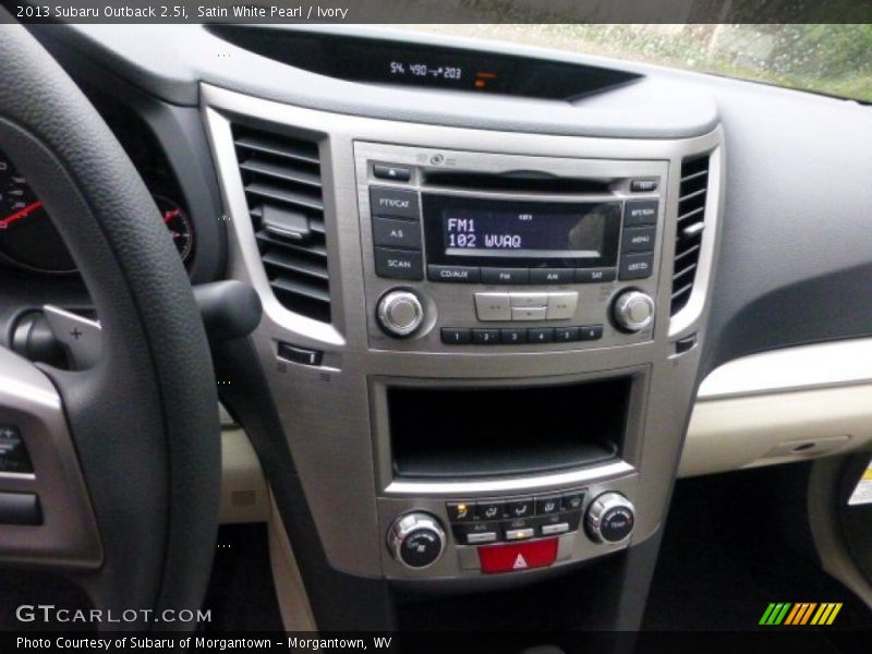 Satin White Pearl / Ivory 2013 Subaru Outback 2.5i