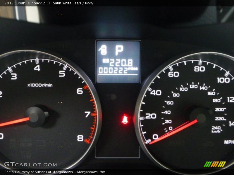 Satin White Pearl / Ivory 2013 Subaru Outback 2.5i