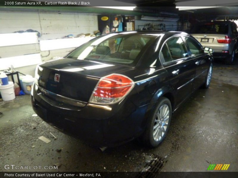 Carbon Flash Black / Black 2008 Saturn Aura XR