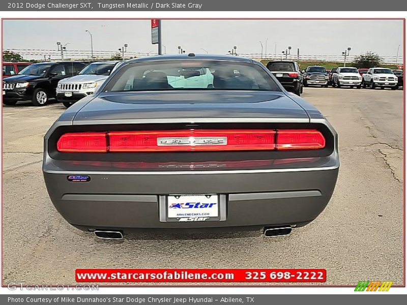 Tungsten Metallic / Dark Slate Gray 2012 Dodge Challenger SXT