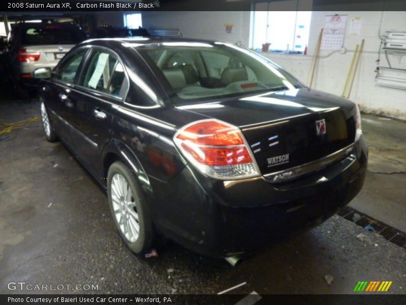 Carbon Flash Black / Black 2008 Saturn Aura XR