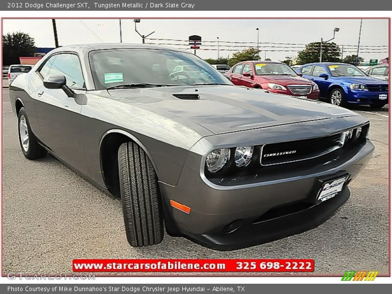 Tungsten Metallic / Dark Slate Gray 2012 Dodge Challenger SXT