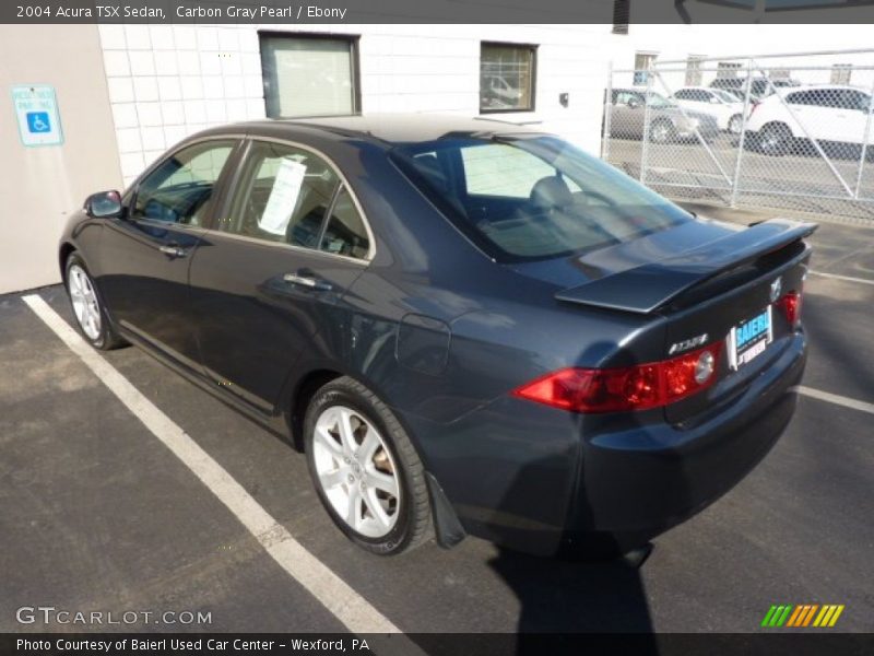 Carbon Gray Pearl / Ebony 2004 Acura TSX Sedan