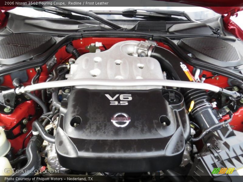 Redline / Frost Leather 2006 Nissan 350Z Touring Coupe