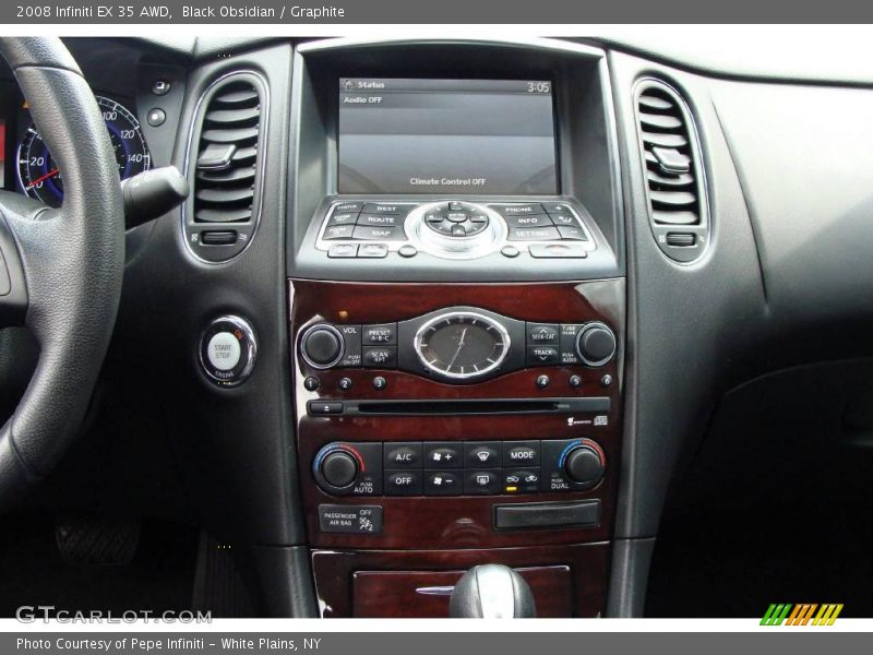 Black Obsidian / Graphite 2008 Infiniti EX 35 AWD