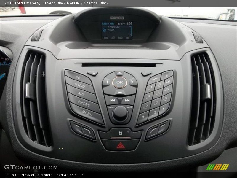 Tuxedo Black Metallic / Charcoal Black 2013 Ford Escape S