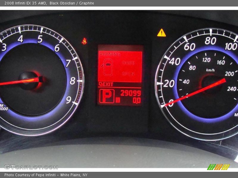 Black Obsidian / Graphite 2008 Infiniti EX 35 AWD