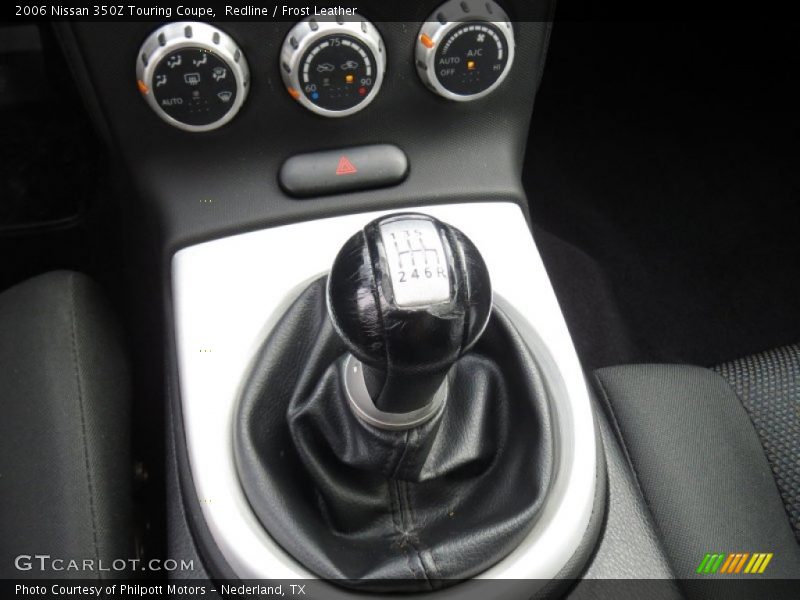 Redline / Frost Leather 2006 Nissan 350Z Touring Coupe