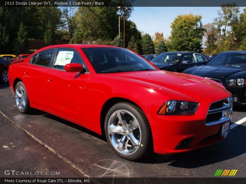 Redline 3 Coat Pearl / Black 2013 Dodge Charger SXT