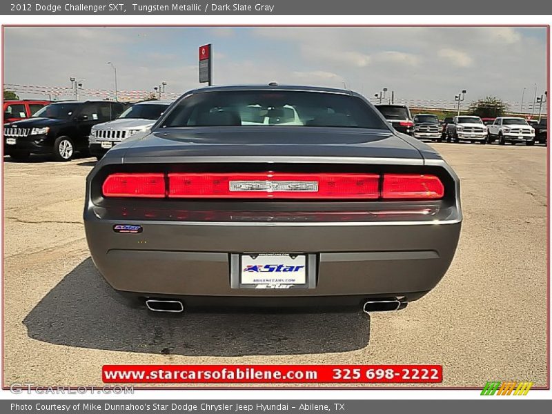 Tungsten Metallic / Dark Slate Gray 2012 Dodge Challenger SXT