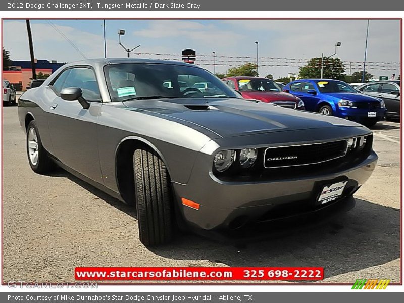 Tungsten Metallic / Dark Slate Gray 2012 Dodge Challenger SXT