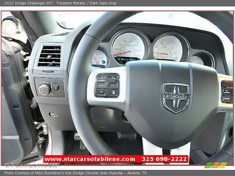Tungsten Metallic / Dark Slate Gray 2012 Dodge Challenger SXT
