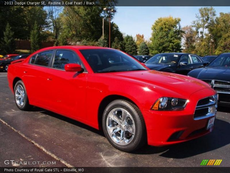 Redline 3 Coat Pearl / Black 2013 Dodge Charger SE