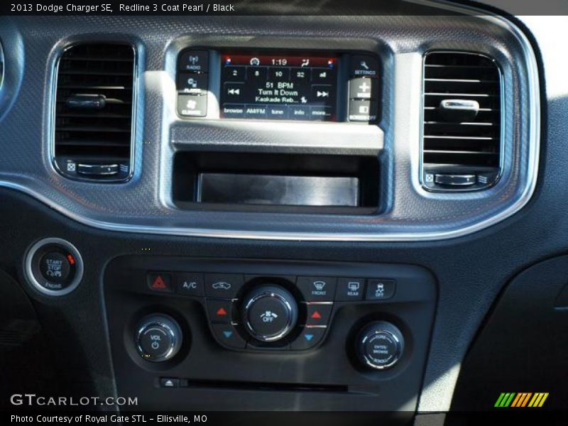 Redline 3 Coat Pearl / Black 2013 Dodge Charger SE