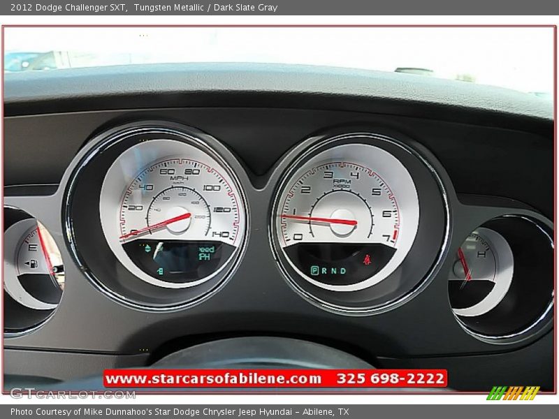 Tungsten Metallic / Dark Slate Gray 2012 Dodge Challenger SXT