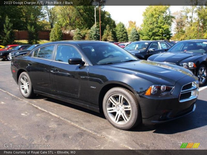 Pitch Black / Black 2013 Dodge Charger R/T