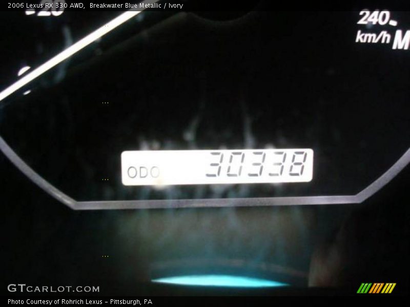 Breakwater Blue Metallic / Ivory 2006 Lexus RX 330 AWD