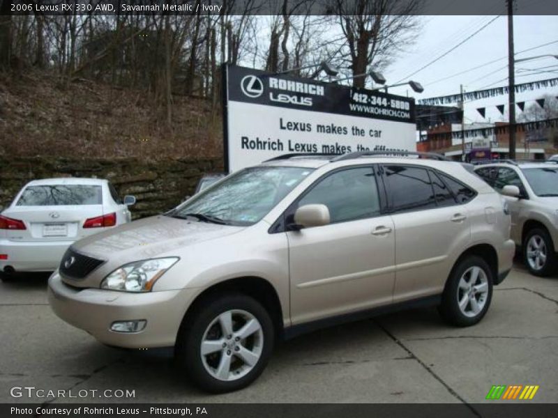 Savannah Metallic / Ivory 2006 Lexus RX 330 AWD
