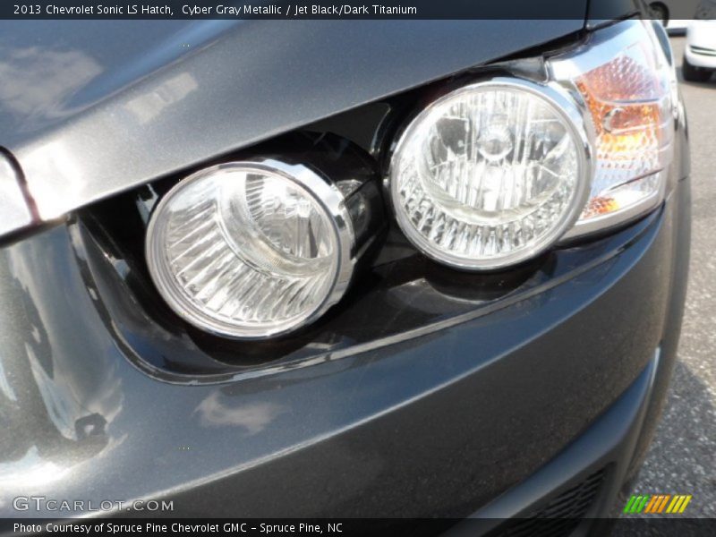 Cyber Gray Metallic / Jet Black/Dark Titanium 2013 Chevrolet Sonic LS Hatch