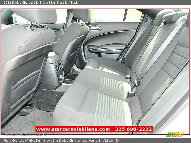 Bright Silver Metallic / Black 2012 Dodge Charger SE