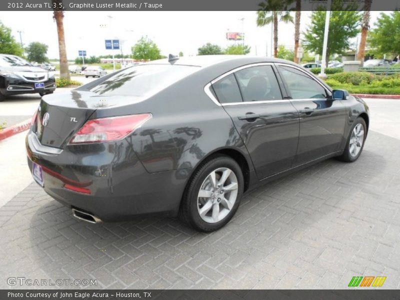 Graphite Luster Metallic / Taupe 2012 Acura TL 3.5