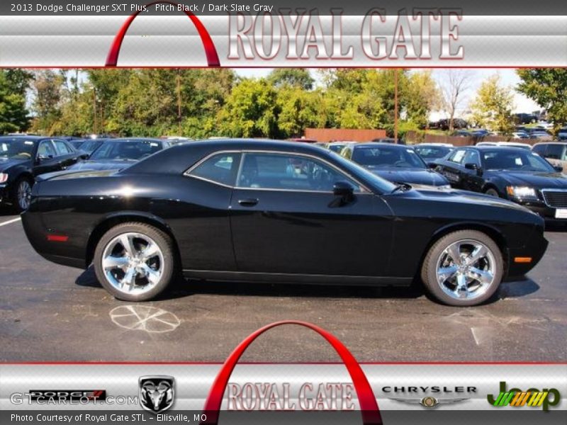 Pitch Black / Dark Slate Gray 2013 Dodge Challenger SXT Plus