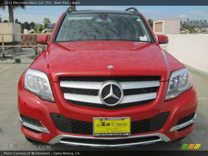 Mars Red / Black 2013 Mercedes-Benz GLK 350