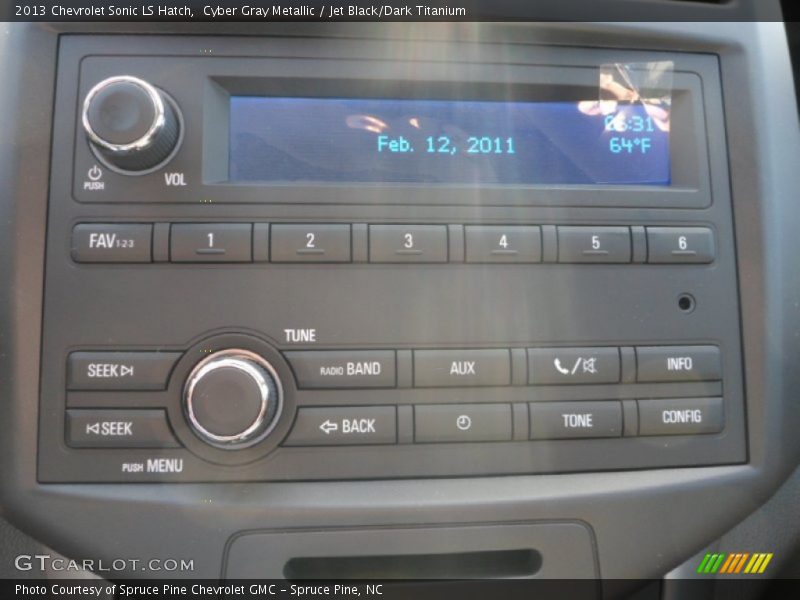 Audio System of 2013 Sonic LS Hatch