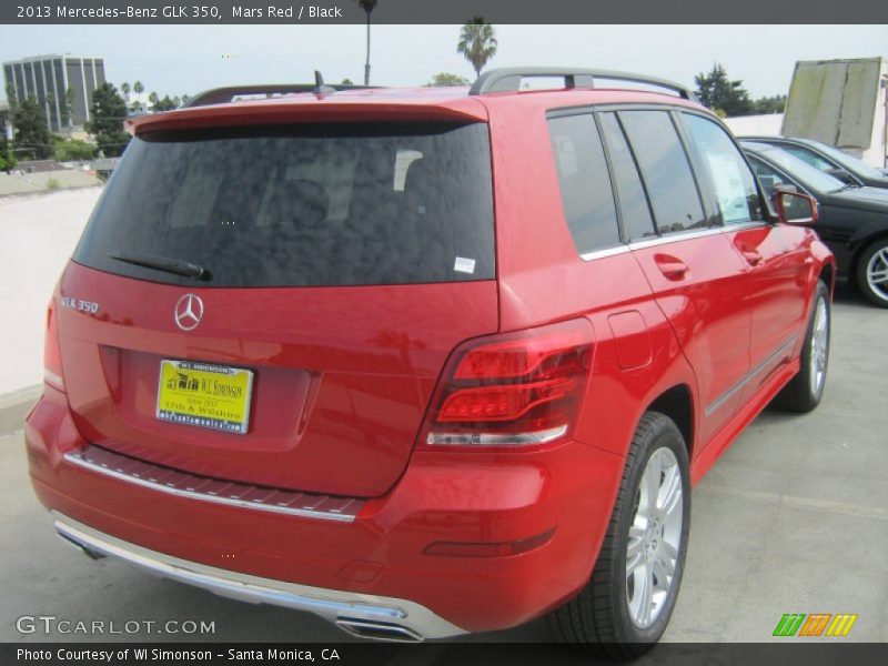 Mars Red / Black 2013 Mercedes-Benz GLK 350