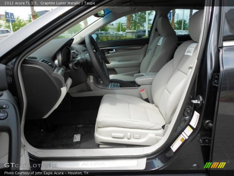 Graphite Luster Metallic / Taupe 2012 Acura TL 3.5