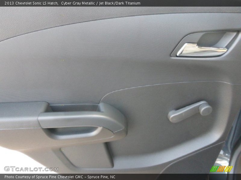 Cyber Gray Metallic / Jet Black/Dark Titanium 2013 Chevrolet Sonic LS Hatch