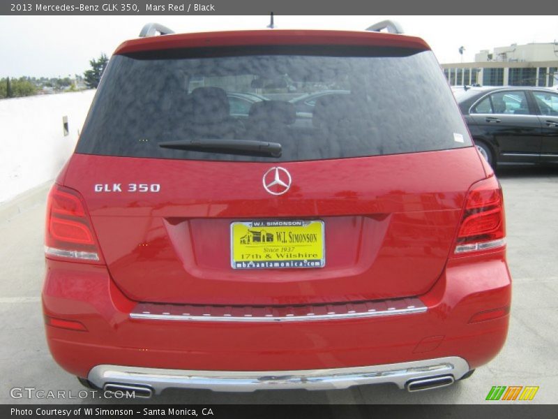 Mars Red / Black 2013 Mercedes-Benz GLK 350