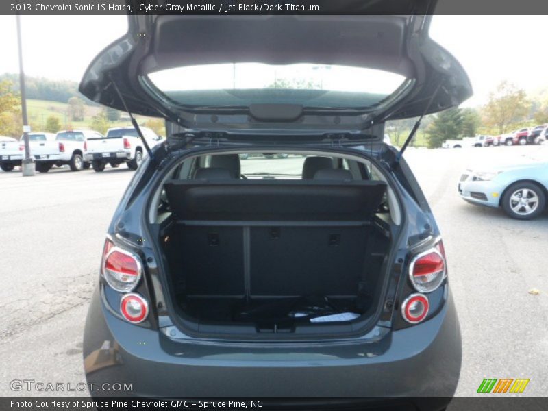 Cyber Gray Metallic / Jet Black/Dark Titanium 2013 Chevrolet Sonic LS Hatch