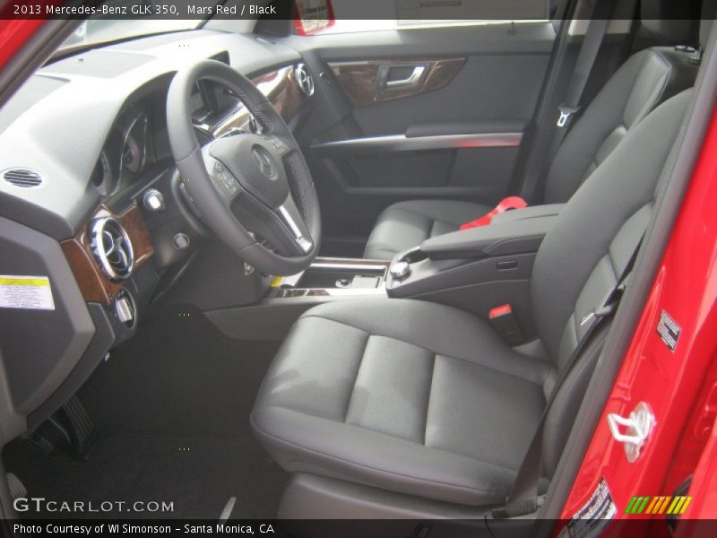Mars Red / Black 2013 Mercedes-Benz GLK 350