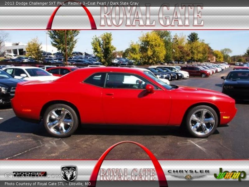 Redline 3-Coat Pearl / Dark Slate Gray 2013 Dodge Challenger SXT Plus
