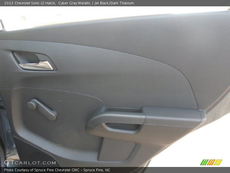 Cyber Gray Metallic / Jet Black/Dark Titanium 2013 Chevrolet Sonic LS Hatch