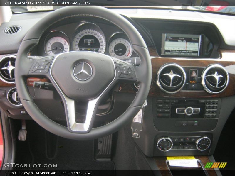 Mars Red / Black 2013 Mercedes-Benz GLK 350