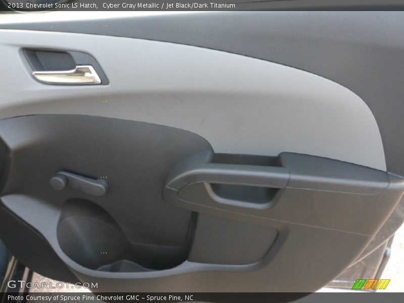 Cyber Gray Metallic / Jet Black/Dark Titanium 2013 Chevrolet Sonic LS Hatch