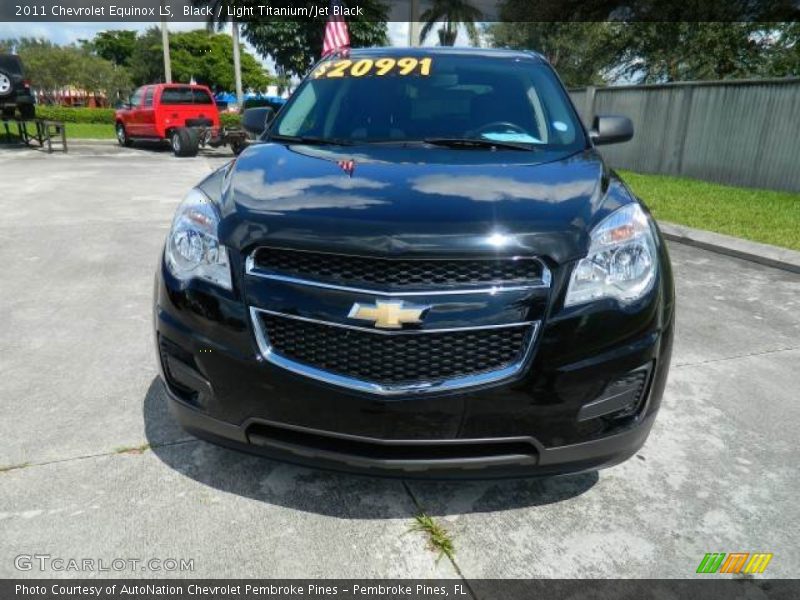 Black / Light Titanium/Jet Black 2011 Chevrolet Equinox LS