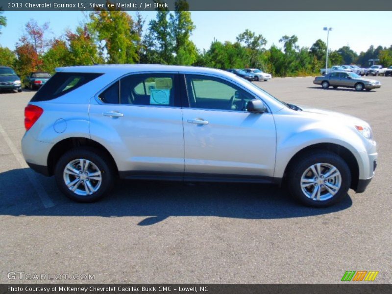 Silver Ice Metallic / Jet Black 2013 Chevrolet Equinox LS