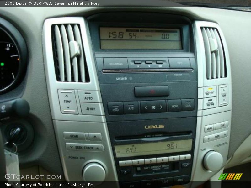 Savannah Metallic / Ivory 2006 Lexus RX 330 AWD