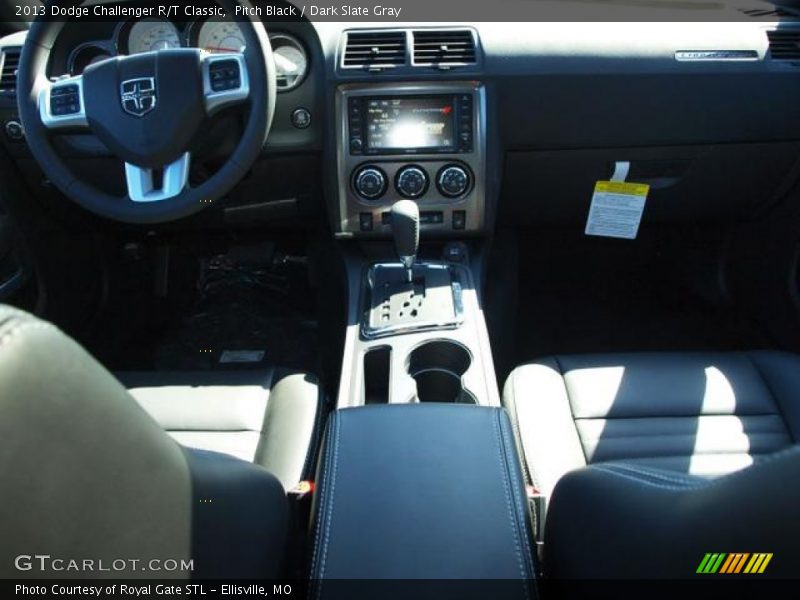 Pitch Black / Dark Slate Gray 2013 Dodge Challenger R/T Classic